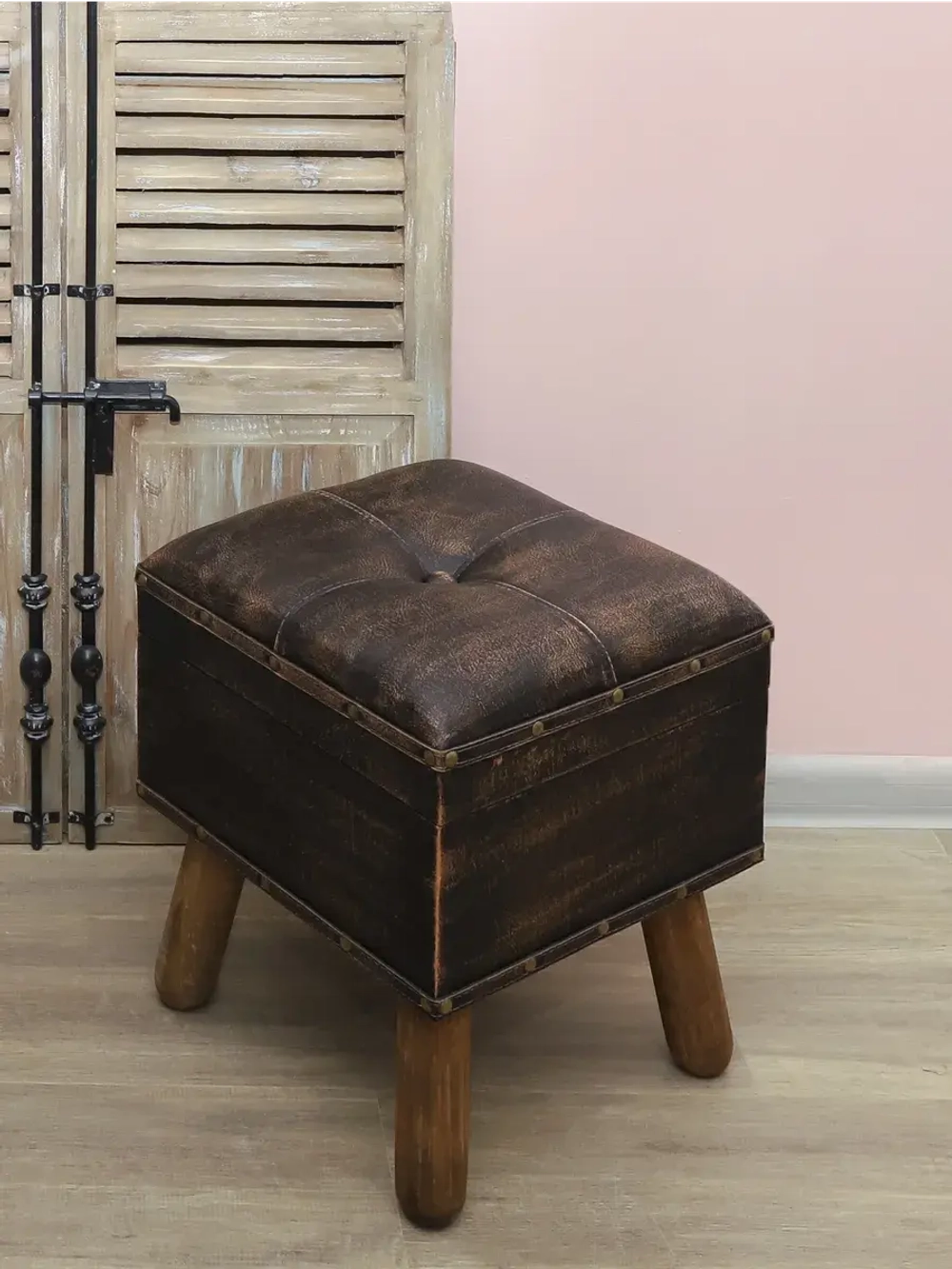 Пуфик для прихожей с ящиком 30*34 см