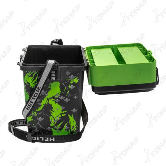 Ящик рыболовный зимний SHARK салатовый (HS-IB-19-SHG) Helios