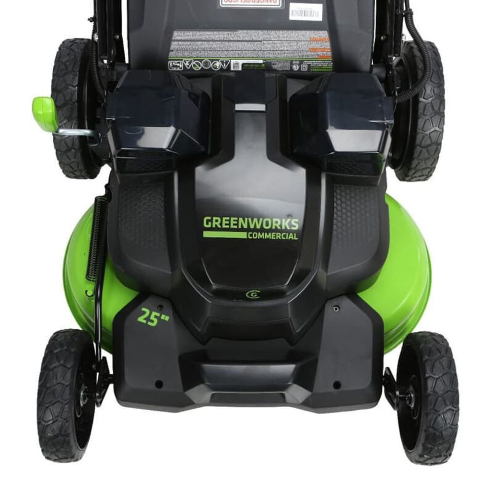 Газонокосилка Greenworks TwinForce GC82LM61Sk5, 82v, 61 см, в комплекте с АКБ 5 А·ч и ЗУ (аккумуляторная, самоходная, 2 ножа)