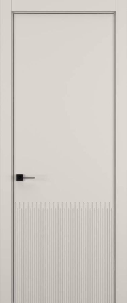 Дверь 5 VERTICAL Матовый Серый песок