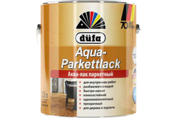 Лак паркетный на водной основе Dufa Aqua-Parkettlack