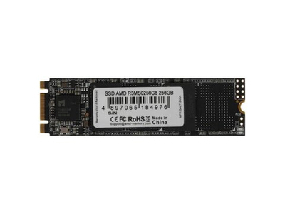 SSD накопитель AMD Radeon 256ГБ, M.2 2280, SATA, [R3MS0256G8]