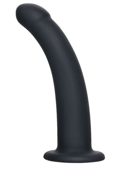 Черный анальный фаллоимитатор Serpens - 14 см.
