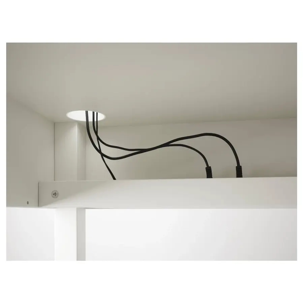 Угловой письменный стол - IKEA MICKE, 100х100 см, белый, МИККЕ ИКЕА