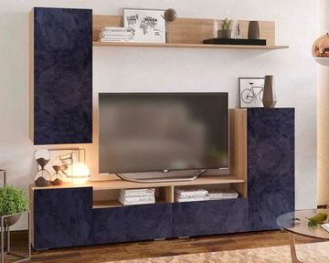 Гостиная ЛИЯ дуб сонома / бетон темный