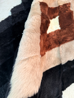 Покрывало меховое ковер из шкуры овчины