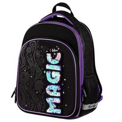 Ранец Berlingo Expert Plus "Purple Magic" 38*29*15см, 2 отделения, 2 кармана, анатомическая спинка