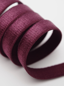 Резинка бретелечная слива мягкая глянцевая ширина 10 мм