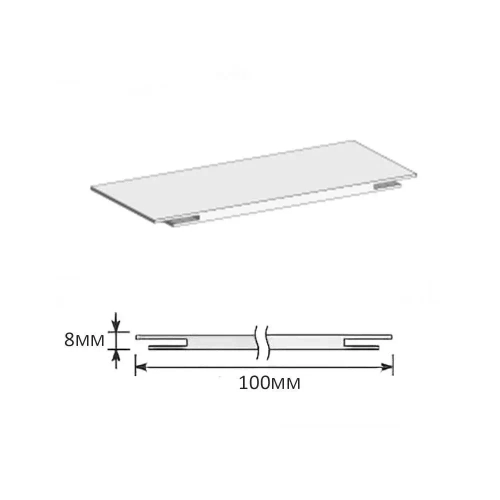 Добор "Т"(Эмалит) 2070*100*8