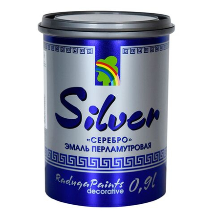 Декоративная эмаль Silver "Радуга" ВД-АК 117 (0,9л )