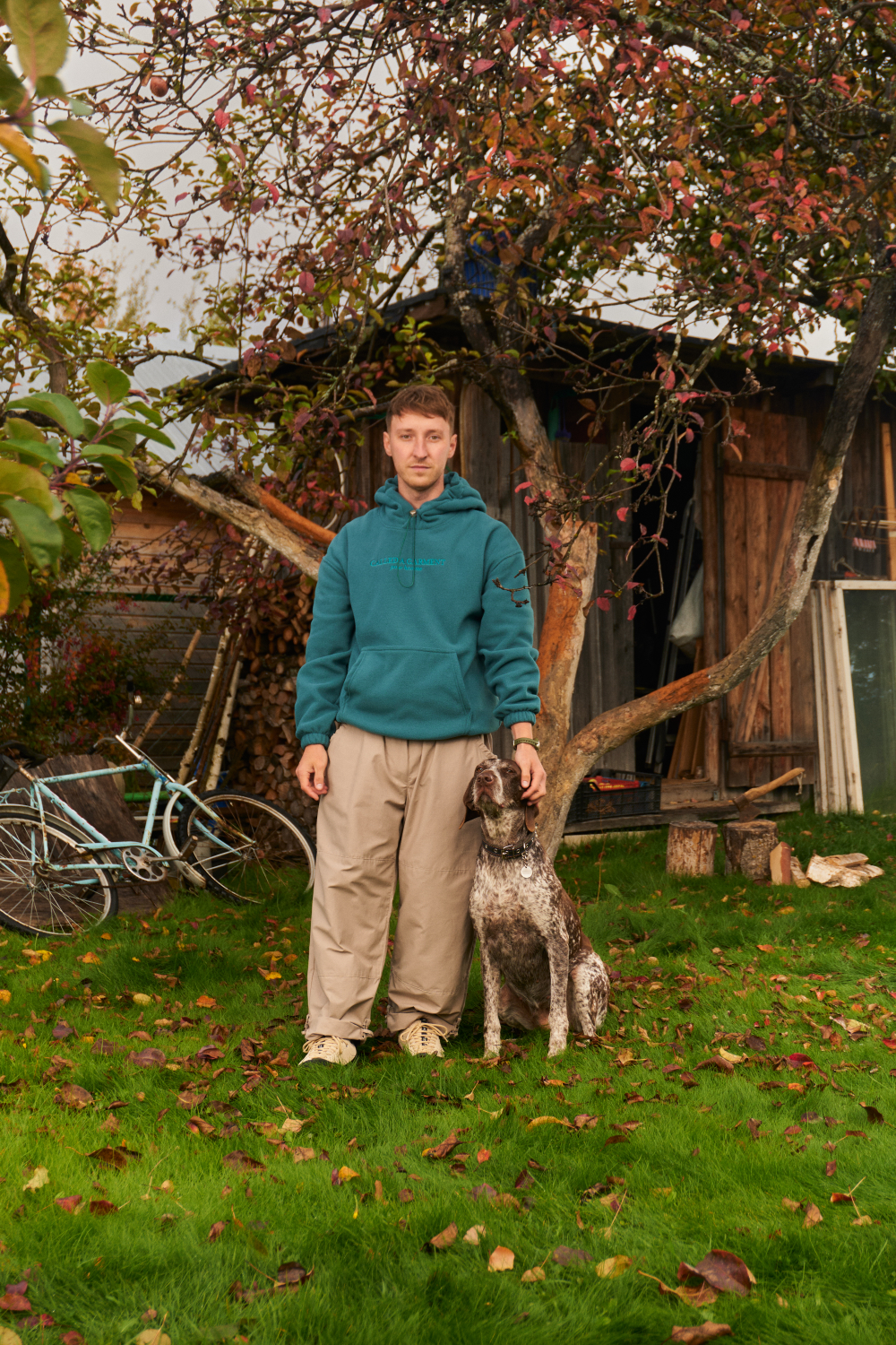 Худи Called a Garment Wrap "Emerald" Men's