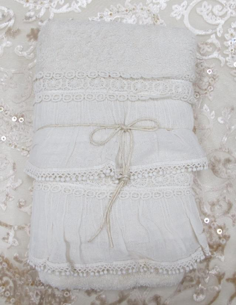 Набор полотенец 2шт Opificio Dei Sogni Violette bianco белый