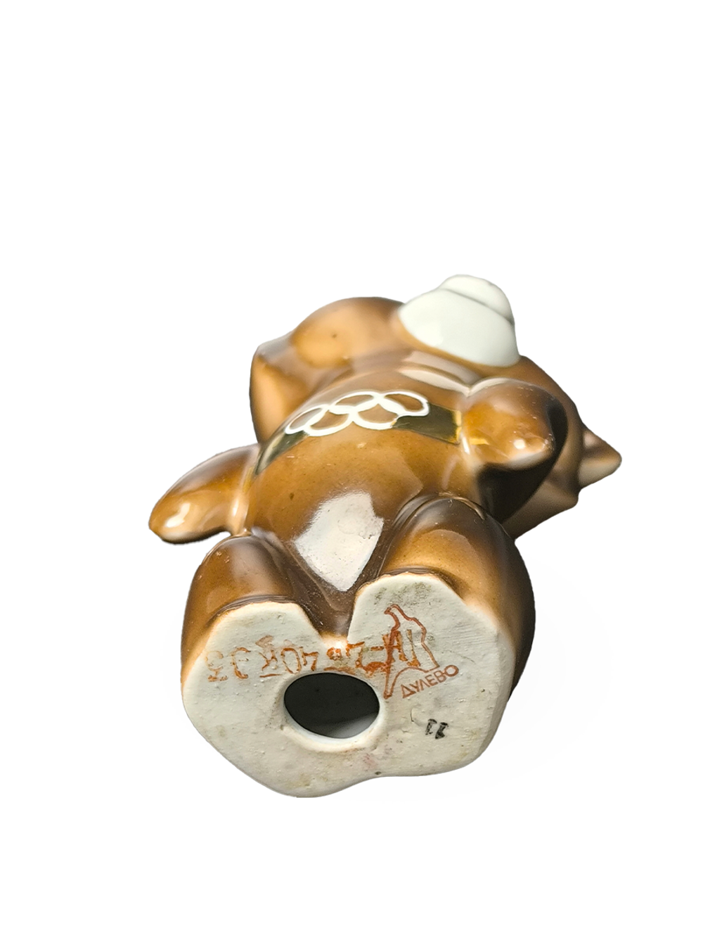 Фарфоровая статуэтка "Олимпийский мишка" (Дулево)