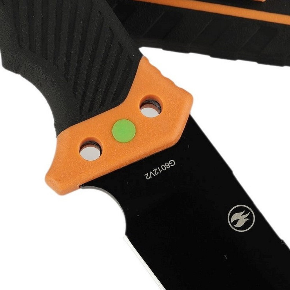 Нож туристический Ganzo G8012-OR с паракордом, G8012V2-OR