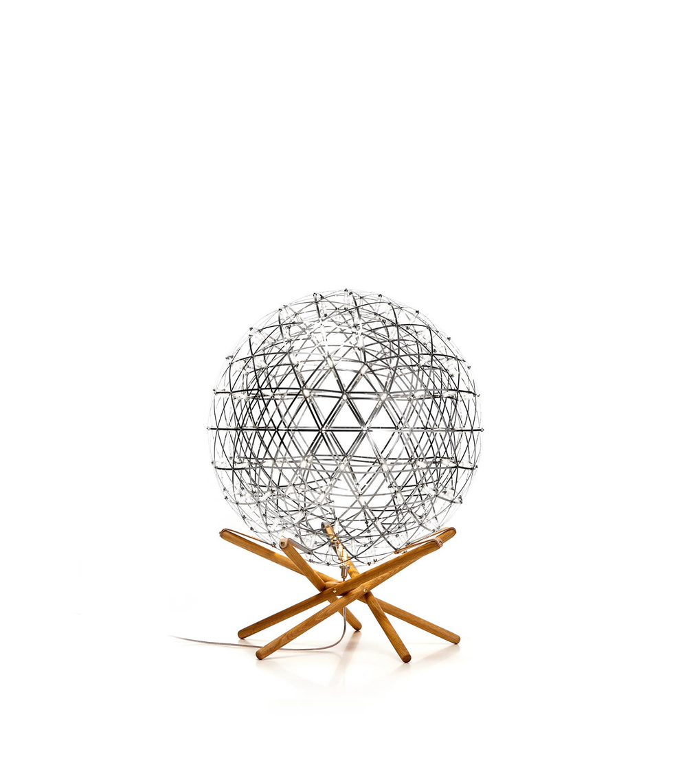 Floor lamp   Raimond Tensegrity by Moooi (Silver,  D 61 cm)