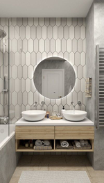 Зеркало с подсветкой ART&MAX SANREMO AM-San-645-DS-F