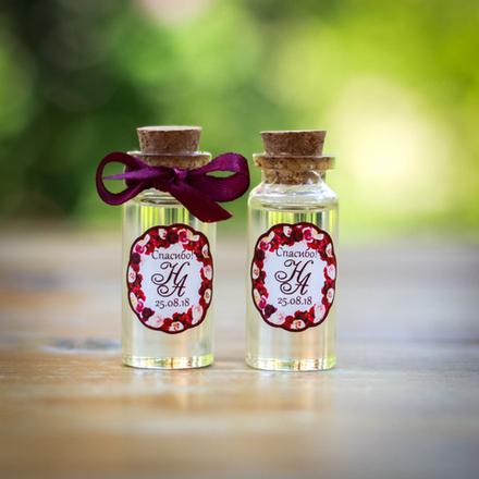 Бонбоньерка с медом на свадьбу, 20 грамм, "Эликсир любви"