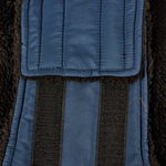 Попона с капюшоном SABI, A: 45 см B: 42-46 см C: 60-68 см, ПЭ/флис, синий, Flamingo