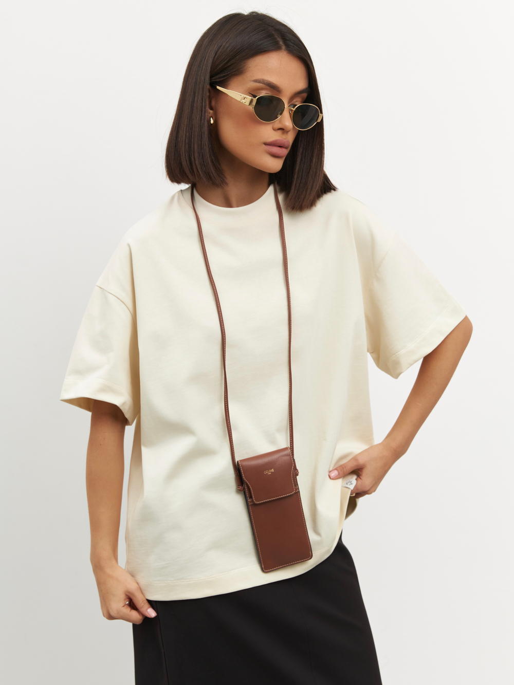 Футболка оверсайз из 100% хлопка