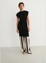 Платье-миди  в стиле креп