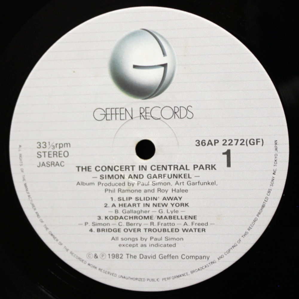 Simon & Garfunkel / The Concert In Central Park (2LP)