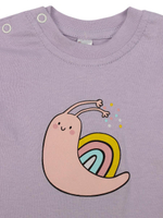 Лонгслив для девочек А.M1006K-0/1, сиреневый, р.74-80см 9601640 (Takro)