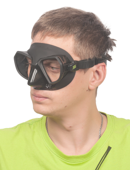 Маска Salvimar NOAH, черн./черный АНТИФОГ