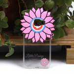 Силиконовый чехол "Цветы" для Samsung Galaxy A3 (2017), 009870