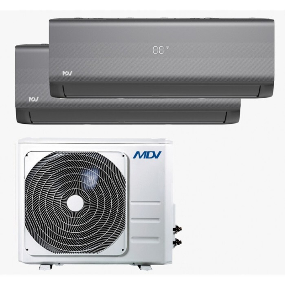 Мульти сплит-система MDV на 2 комнаты (25+25 кв.м.) LOFT