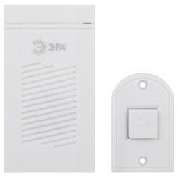 Звонок дверной ЭРА D50 проводной, белый, 1 мелодия