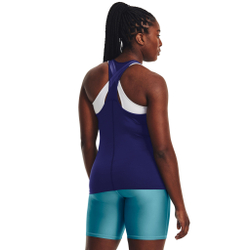 Женская теннисная майка Under Armour Heatgear Racer Tank Top Women - Dark Blue