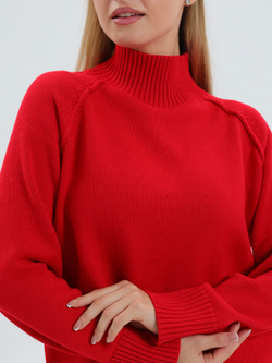 Вязаный свитер без разрезов