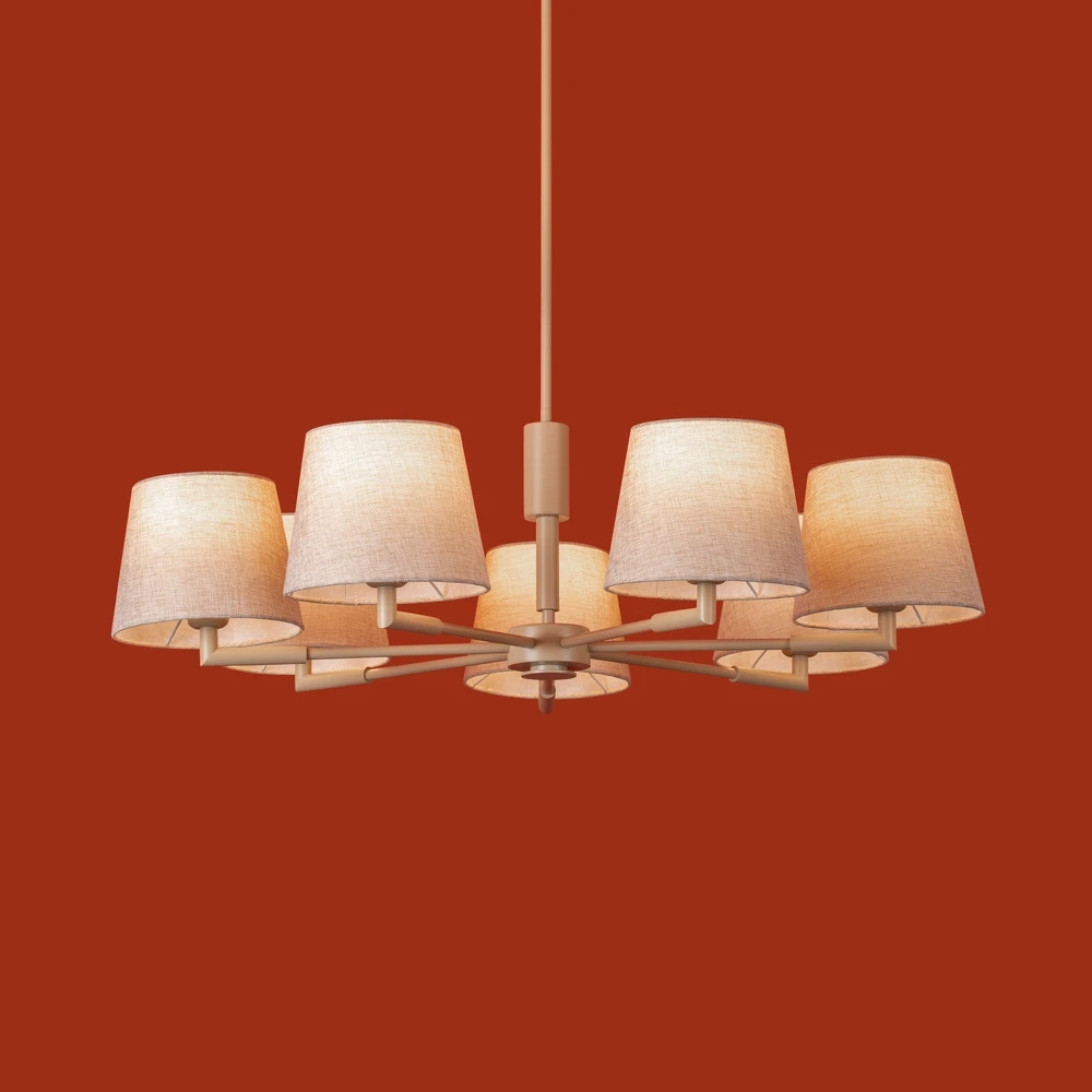 Люстра на штанге Freya BUTLER FR2057PL-07BG