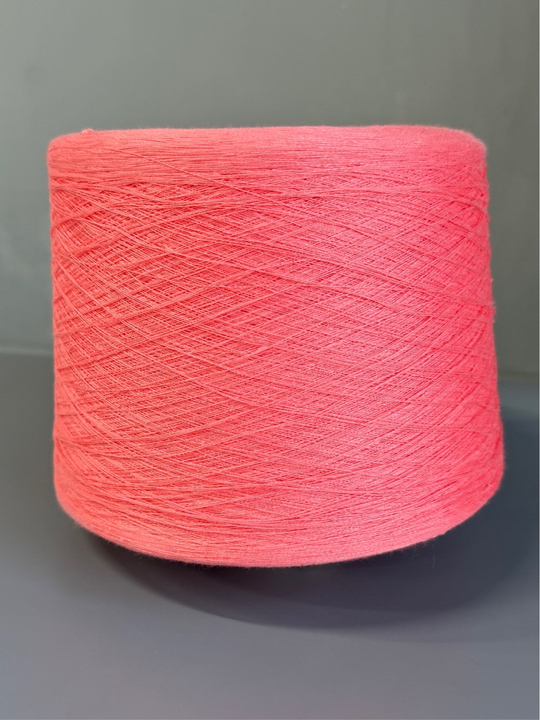 Пряжа IGEA SAHARA (68% лен, 32% хлопок) 2500м/100гр, светло-каралловый