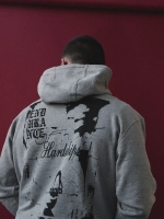 Худи MANTO RESOLVE серая