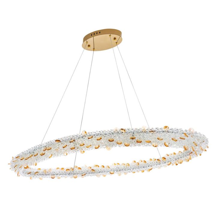 Подвесная светодиодная люстра Modelux Modestyle MS.5006.1200 GD