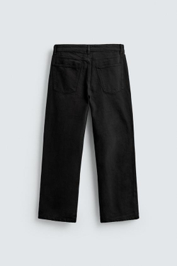 ZARA БРЮКИ FLARE FIT, ЧЕРНЫЙ