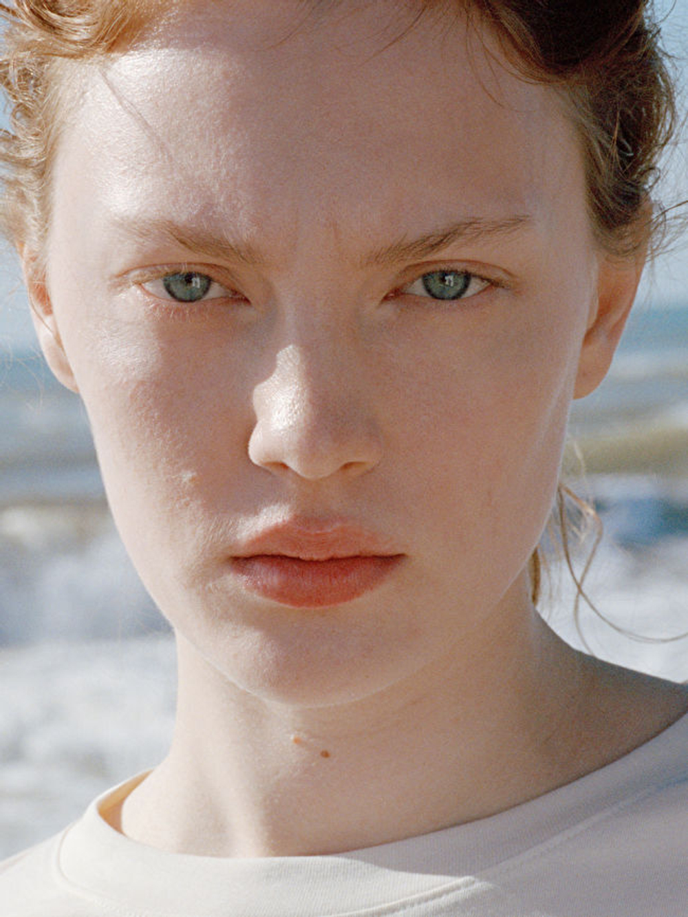 ARKET ФУТБОЛКА С КРУГЛЫМ ВЫРЕЗОМ, БЕЛЫЙ