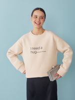 СВИТШОТ HUGE AMOUNT PASTEL BEIGE