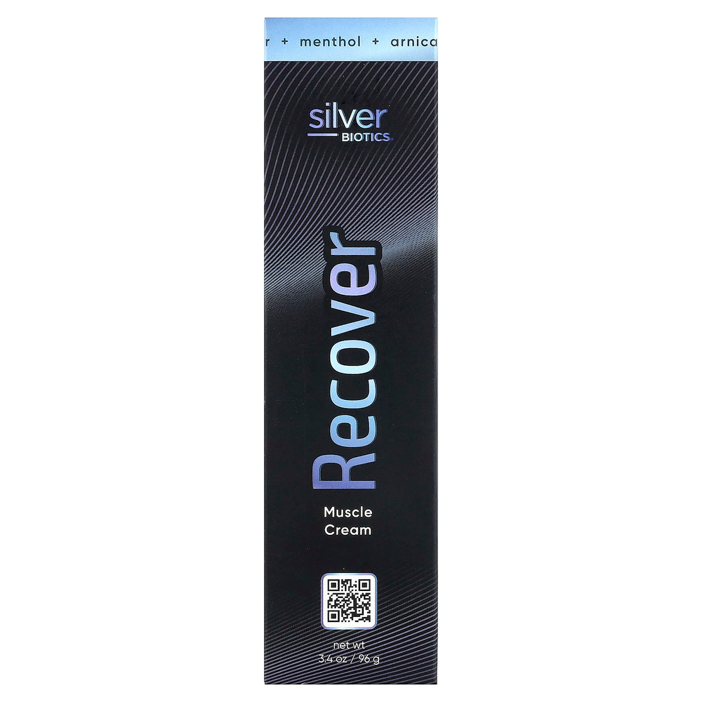 American Biotech Labs, Silver Biotics®, Recover, крем для мышц, 96 г (3,4 унции)