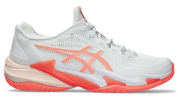 Женские теннисные кроссовки Asics Court FF 3 - white/sun coral