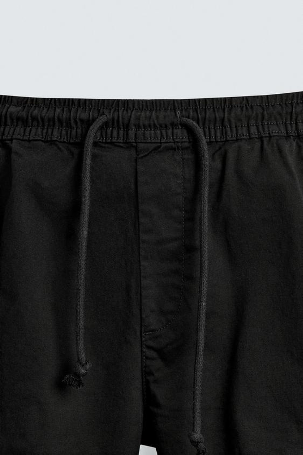 ZARA БРЮКИ КАРГО SLIM FIT, ЧЕРНЫЙ