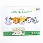 Гирлянда (42''/107 см) Фигура, Зверята, Ассорти, 2 шт. в упак.