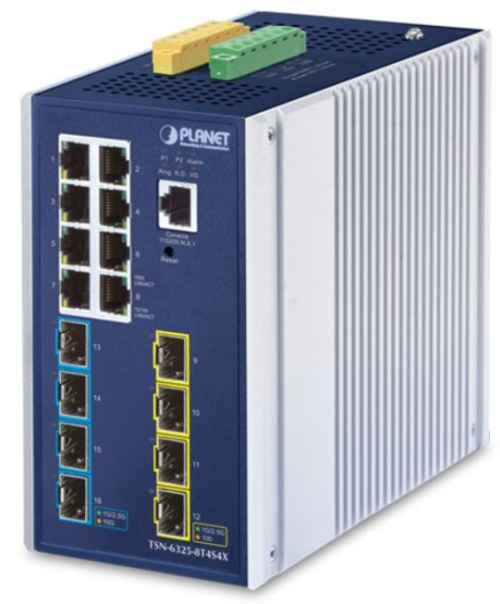 Коммутатор управляемый Planet TSN-6325-8T4S4X