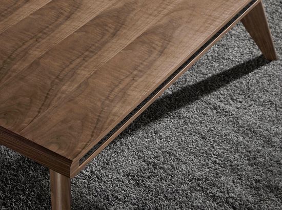 Обеденный стол 1403T /1080 из ореха с зеркальной вставкой Испания 