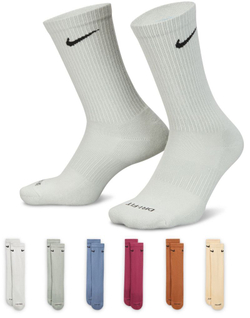 Носки теннисные Nike Everyday Plus Cushion Crew Socks 6P - разноцветный