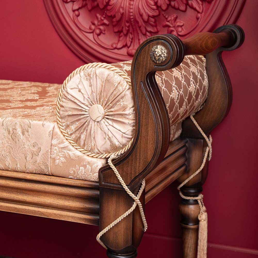 Банкетка Флоренция Орех(Д) Каледония Даймонд Мокка