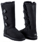 Угги Bailey Button Triplet Black