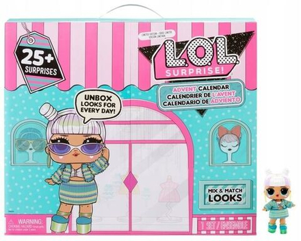 Игровой набор LOL Surprise Адвент-календарь с куклой ЛОЛ и аксессуарами 591788