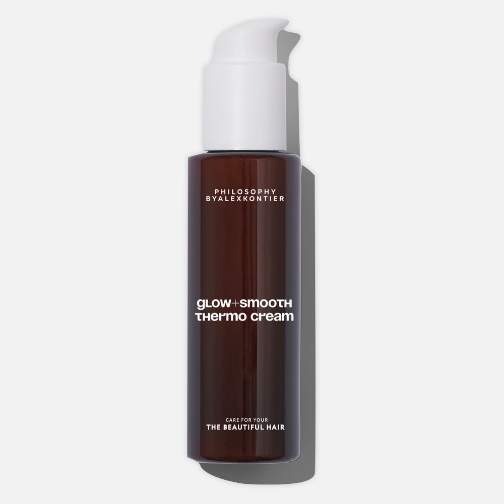 PHILOSOPHY BY ALEX KONTIER  GLOW + SMOOTH THERMO CREAM Термозащитный несмываемый крем-кондиционер для блеска и гладкости, 110 мл